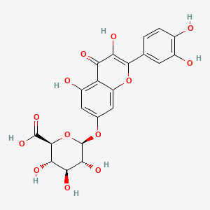 Chemical structure of Quercetin 7-glucuronide