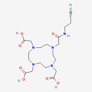 Chemical structure of Butyne-DOTA