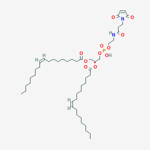 Chemical structure of DOPE-Mal