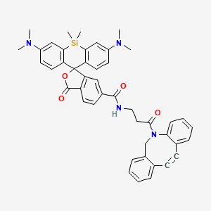 Chemical structure of SiR-DBCO