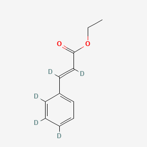 Chemical structure of Ethyl cinnamate-d5