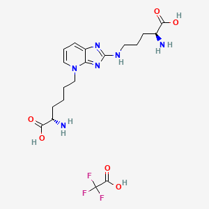 Chemical structure of Pentosidine (trifluoroacetate salt)
