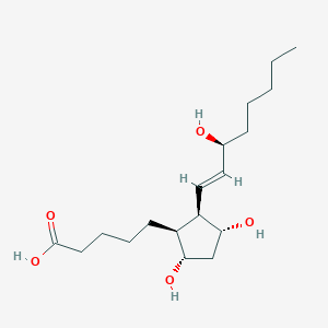 Chemical structure of 2,3-dinor-8-iso Prostaglandin F1α