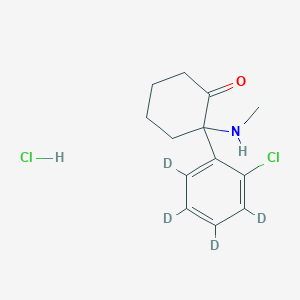 Chemical structure of Ketamine-d4 Hydrochloride