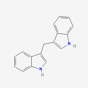 Chemical structure of 3,3'-Diindolylmethane