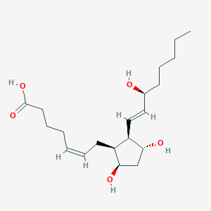 Chemical structure of 8-iso-PGF2beta