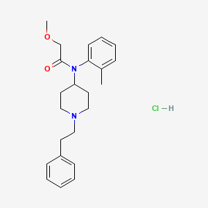 Chemical structure of ortho-Methyl Methoxyacetyl Fentanyl Hydrochloride