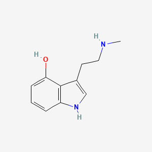 Chemical structure of Norpsilocin