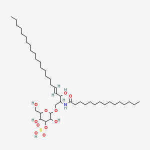 Chemical structure of C19 3'-sulfo Galactosylceramide (d18:1/19:0)