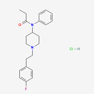 Chemical structure of 4'-Fluorofentanyl hydrochloride