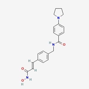 Chemical structure of 4-cyano CUMYL-BUTINACA metabolite 10