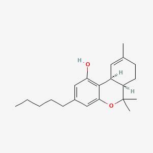Chemical structure of (±)-cis-δ9-THC