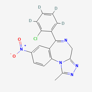 Chemical structure of Clonazolam-d4
