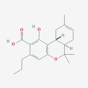 Chemical structure of δ8-THCVA-A