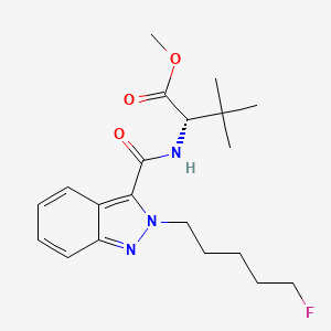 Chemical structure of 5-fluoro ADB 2'-indazole isomer