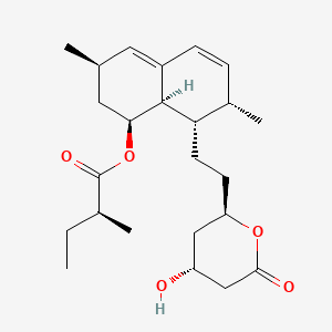Chemical structure of 17(S)-HDHA-d5 ethyl ester
