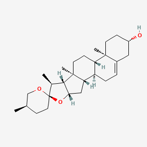 Chemical structure of δ4-Dafachronic Acid-d3