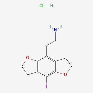 Chemical structure of 2C-I-FLY (hydrochloride)