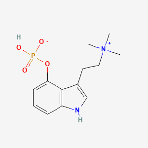 Chemical structure of Aeruginascin