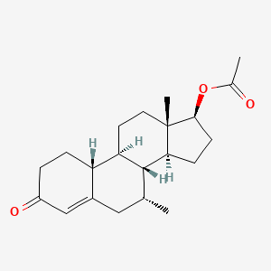 Chemical structure of Trestolone Acetate