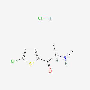 Chemical structure of 5-chloro-2-Thiothinone (hydrochloride)
