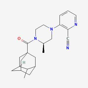 Chemical structure of VU0469650 (hydrochloride)