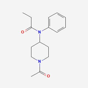 Chemical structure of N-acetyl Norfentanyl