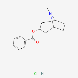 Chemical structure of O-Benzoyltropine hydrochloride