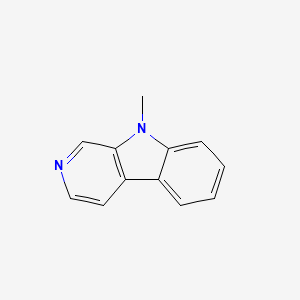 Chemical structure of 9-Methyl-β-carboline