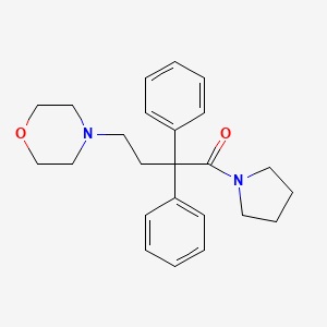 Chemical structure of Desmethylmoramide