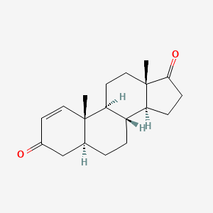Chemical structure of 1-Androstenedione