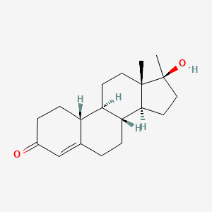 Chemical structure of Methylnortestosterone