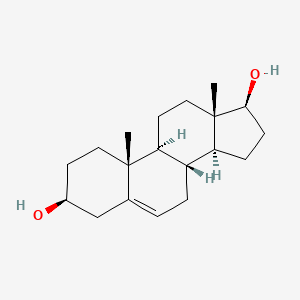Chemical structure of 5-Androstenediol