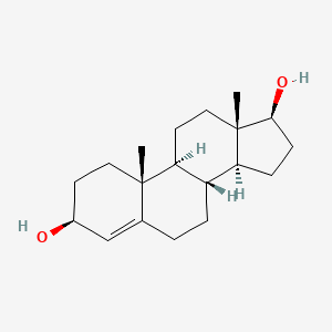 Chemical structure of 4-Androstenediol
