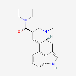 Chemical structure of iso-LSD (solution)