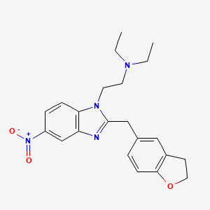 Chemical structure of Ethyleneoxynitazene (citrate)