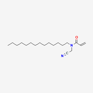 Chemical structure of Cyano-myracrylamide