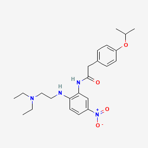 Chemical structure of Isotonitazene Uncyclized Intermediate