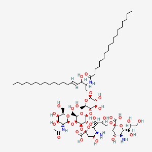Chemical structure of Ganglioside GD2 (bovine buttermilk) (ammonium salt)