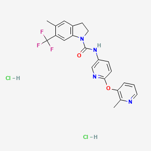 Chemical structure of SB-243213 (hydrochloride)