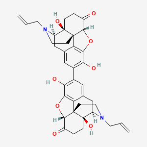 Chemical structure of 2,2'-Bisnaloxone