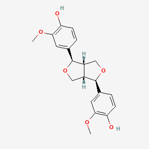 Chemical structure of (-)-Pinoresinol