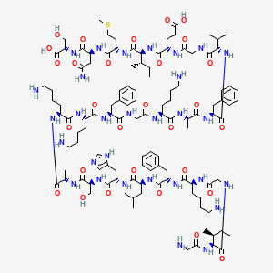 Chemical structure of Magainin 2 (trifluoroacetate salt)