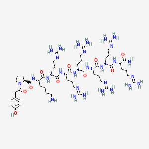 Chemical structure of DC432 (trifluoroacetate salt)