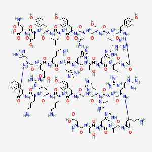 Chemical structure of Histatin 3 (trifluoroacetate salt)