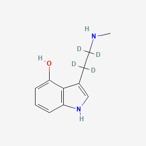Chemical structure of Norpsilocin-d4