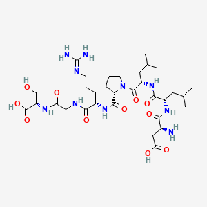 Chemical structure of P110 (trifluoroacetate salt)