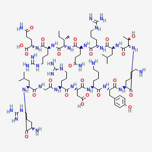 Chemical structure of LRRKtide (trifluoroacetate salt)