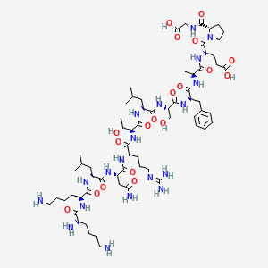 Chemical structure of Ziptide (trifluoroacetate salt)