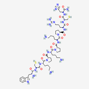 Chemical structure of Tiger17 (trifluoroacetate salt)